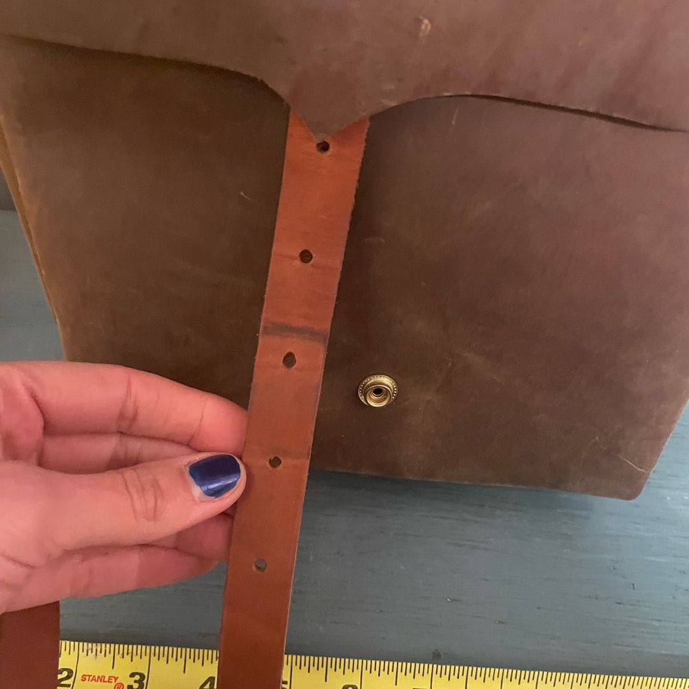 Brown Leather Backpack - image 2